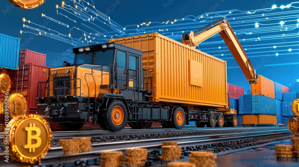 Poster Enhancing crossborder logistics with blockchain standards a comprehensive map for global trade efficiency and security
