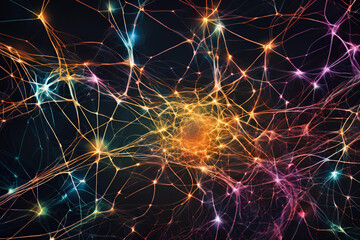 Neural connections background