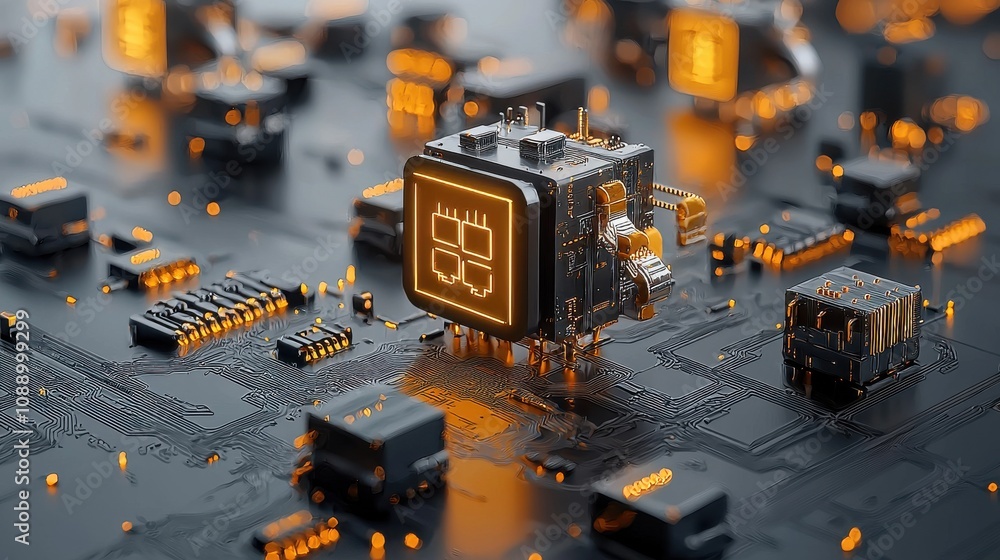 Poster Visualizing blockchain nodes for every accb standard a tech exploration in a digital environment from a futuristic viewpoint