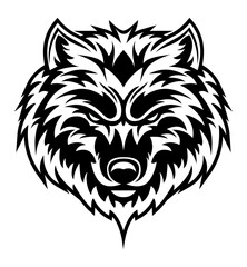 wolf logo creative and original for your business or company logotype vector illustration isolated on white background