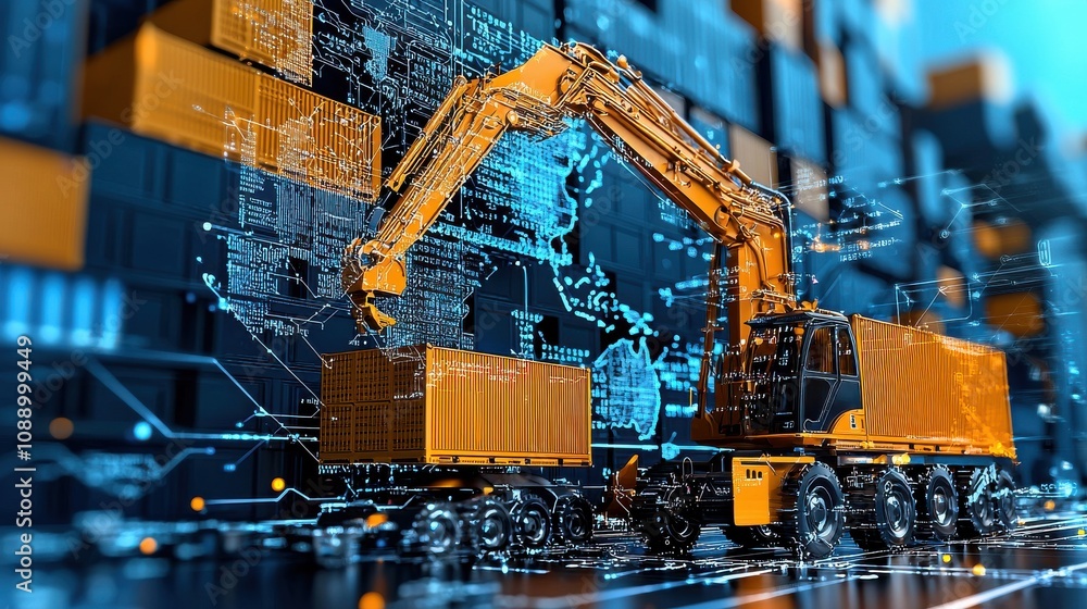 Leinwandbilder visualizing blockchain nodes a stylized representation of connectivity across industry standards