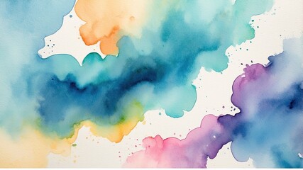 Obraz premium Watercolor drawing paper texture or background.
