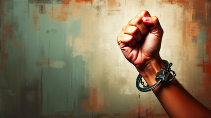 International Human Rights Day The concept of freedom of speech. Classic revolution composition