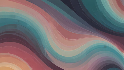 Obraz premium sleek modern abstract background featuring a swirling theme with pastel tones