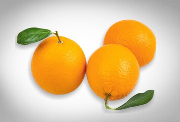 One whole and fresh peeled piece of ripe tangerine