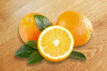 One whole and fresh peeled piece of ripe tangerine