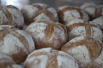 freshly baked bread