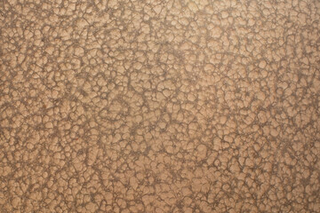 Brown color metal coating pattern,  abstract close up textured backdrop