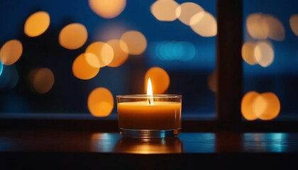 candles in the churc, ai