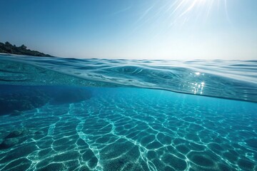 Aquatic surface with subtle movement and reflection, stillness, glassy surface, gentle waves