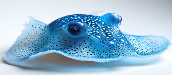 Close-up of a Blue Spotted Stingray
