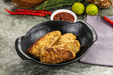 Indian chiken kebab minced meat