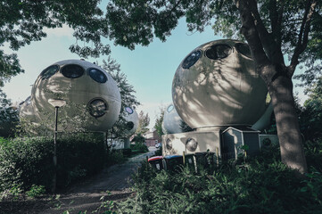 Bolwoningen Sphere Houses in 's-Hertogenbosch, Den Bosch, the Netherlands