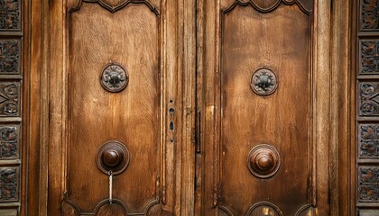 old wooden door with lock