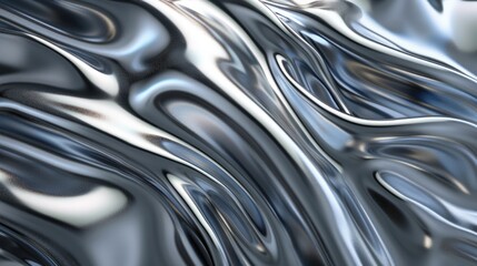 Abstract background with silver satin, luxury fabric, and silk texture perfect for festive, holiday, celebratory visuals.