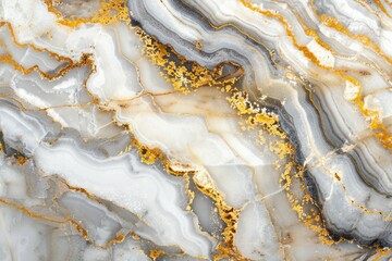  Perfect white marble pattern with golden veins. Detailed photo textured background