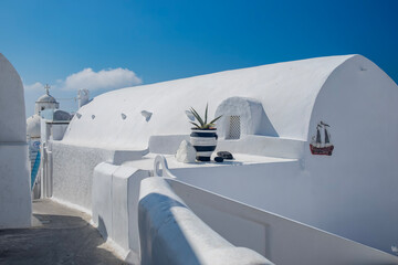 church in oia santorini greece