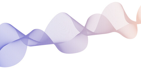 Abstract multicolor gradient wave lines vector background, twisted curve lines and blend effect, frequency sound wave lines, 3d contour line patterned background illustration.	
