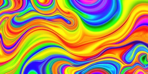 Vibrant and dynamic 3D wallpaper with a colorful abstract pattern, art, modern, abstract