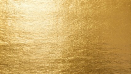 Naklejka premium Metallic gold foil background with soft focus light, ambient, serene