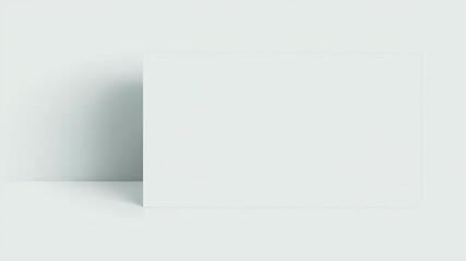 Fototapeta premium Modern Minimalist Business Card Template, white space, simple typography, minimalist layout