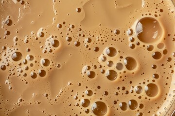  Milk tea or light brown coffee liquid texture. Image illustrated food for advertisement