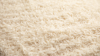 Close up of rice. Healthy food