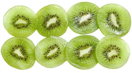 Fototapeta premium Freshly Sliced Kiwi Fruit