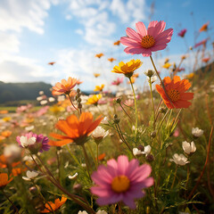 flowers in the field