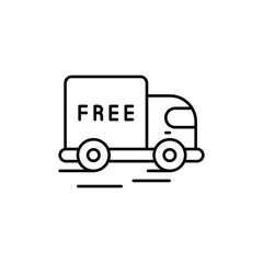 Free Shipping vector icon