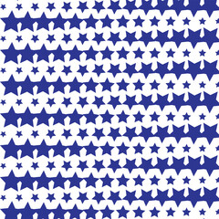  simple abstact navey blue colour star horizontal bland pattern