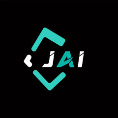 JAI creative minimalist letter logo. JAI unique vector initials alphabet letter logo design