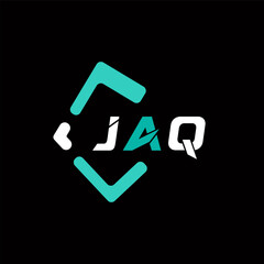 JAQ creative minimalist letter logo. JAQ unique vector initials alphabet letter logo design