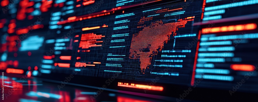 Poster cybersecurity monitoring firewall insights digital workspace analysis