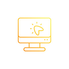 Mouse Cursor Clicking vector icon