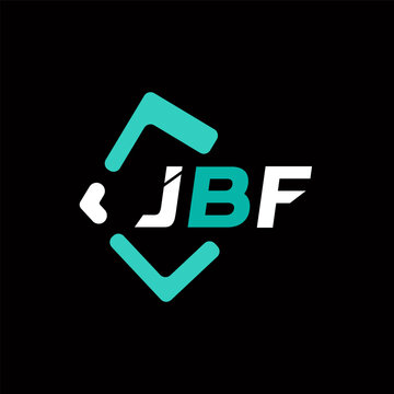 JBF creative minimalist letter logo. JBF unique vector initials alphabet letter logo design