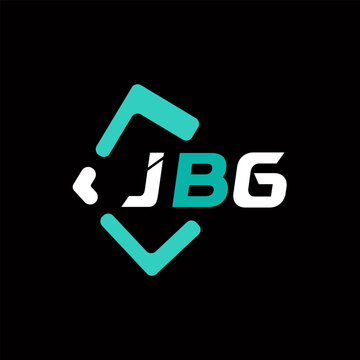 JBG creative minimalist letter logo. JBG unique vector initials alphabet letter logo design
