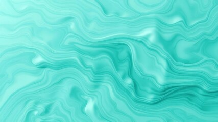 Fototapeta premium A dreamy wavy abstract color texture showcasing a green blue liquid marble effect with soft gradient transitions and delicate waveforms, soothing design, gradient colors