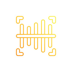 Barcode vector icon