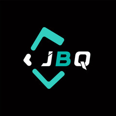 JBQ creative minimalist letter logo. JBQ unique vector initials alphabet letter logo design JBQ creative minimalist letter logo. JBQ unique vector initials alphabet letter logo design