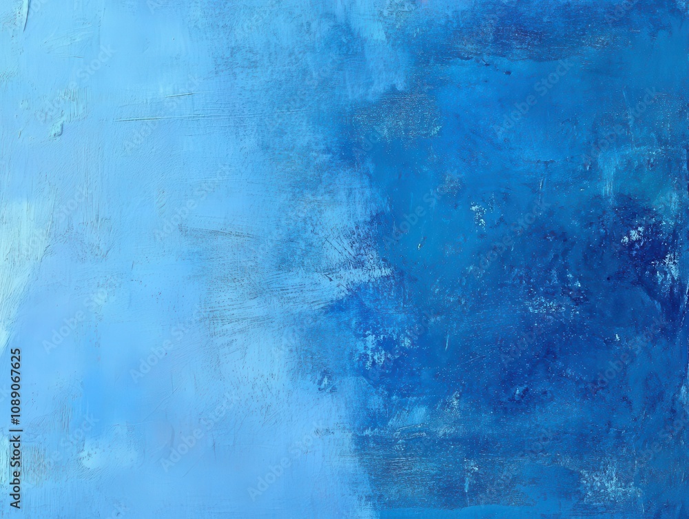 Poster rough, heavily textured light blue background with dark edges, perfect for adding depth to digital d