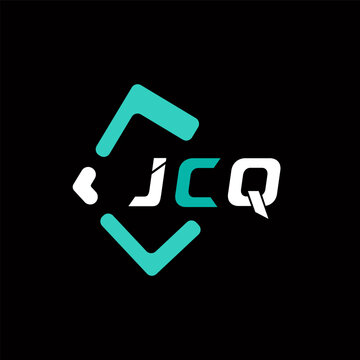 JCQ creative minimalist letter logo. JCQ unique vector initials alphabet letter logo design