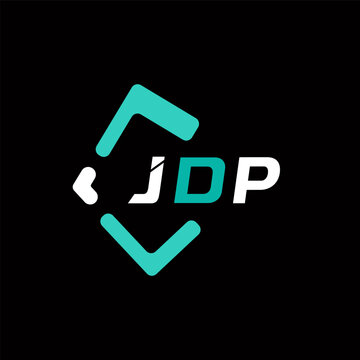 JDP creative minimalist letter logo. JDP unique vector initials alphabet letter logo design