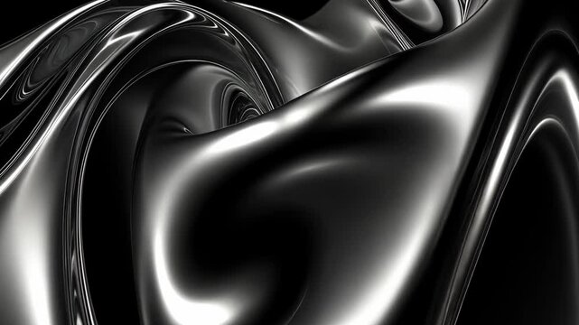 Elegant gey Satin Wave Texture Illustration for Luxurious Wallpaper Design