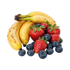 Mix Fruit Image Isolated With Transparent Background