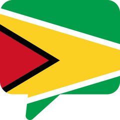 Chat Icon of Guyana Flag