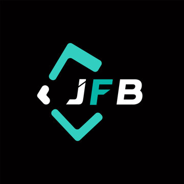 JFB creative minimalist letter logo. JFB unique vector initials alphabet letter logo design