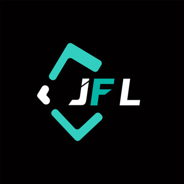JFL creative minimalist letter logo. JFL unique vector initials alphabet letter logo design
