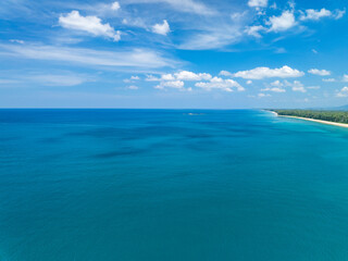 Beautiful sea surface in summer season seascape background ,Nature sea beach background,High angle view waves seascape nature view