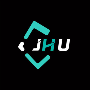JHU creative minimalist letter logo. JHU unique vector initials alphabet letter logo design